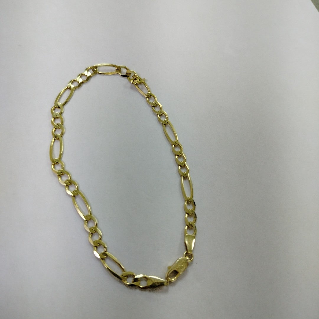 PULSERAS CABALLERO CARTIER 3*1 AMARILLA ORO 14K 4.7 (NUEVO)