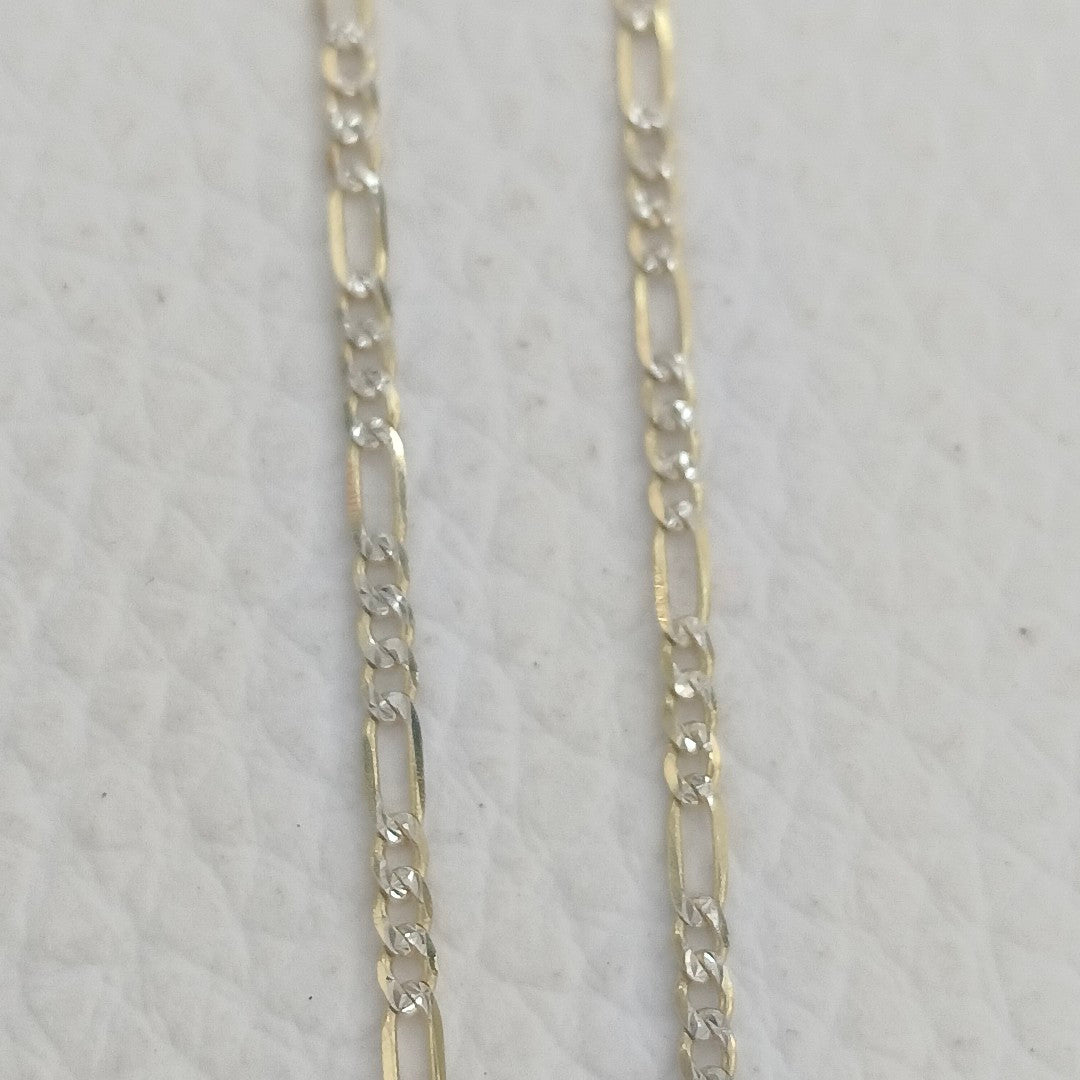 CADENAS CARTIER 3*1 DIAMANTADA ORO 14K 3.2 (NUEVO)