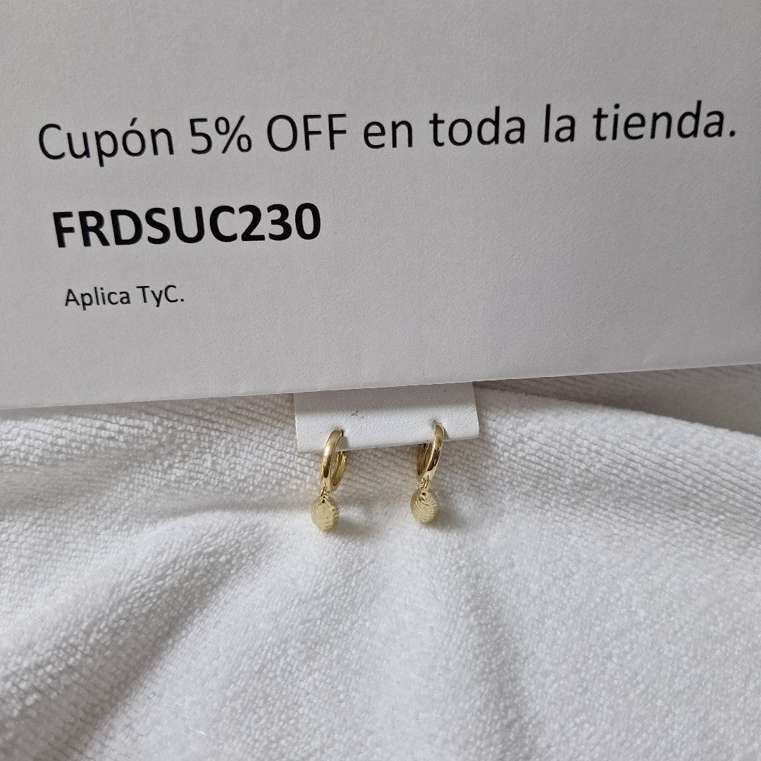 HUGGIES ORO 14K 1.5 (NUEVO)