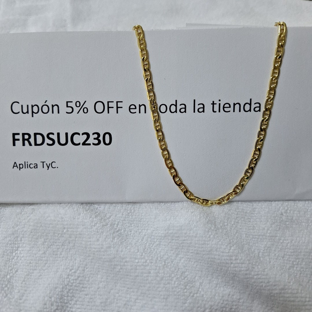 PULSERAS CABALLERO GUCCHI ORO 14K 4.4 (NUEVO)