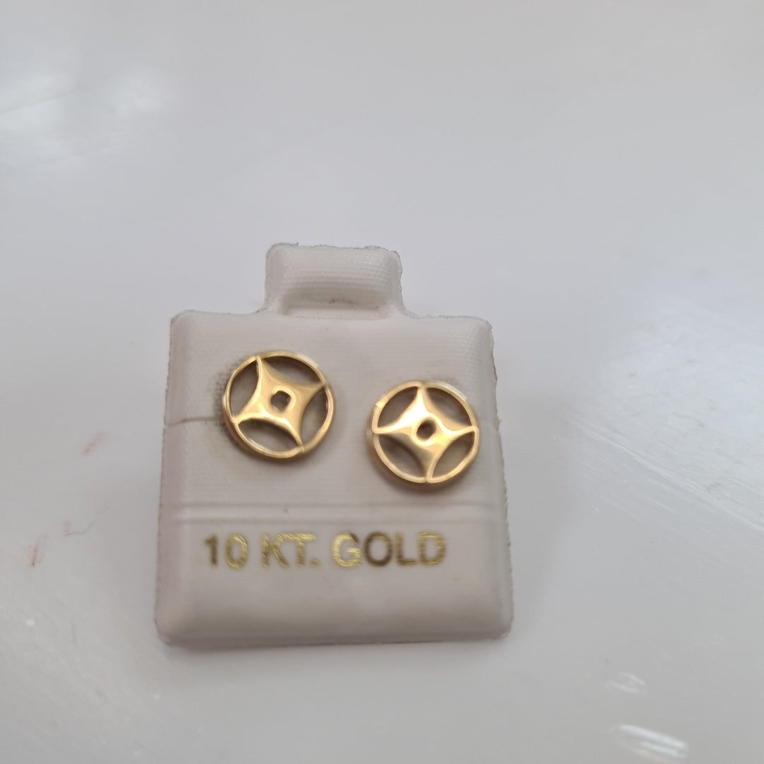 BROQUELES ORO 10K 1 (NUEVO)