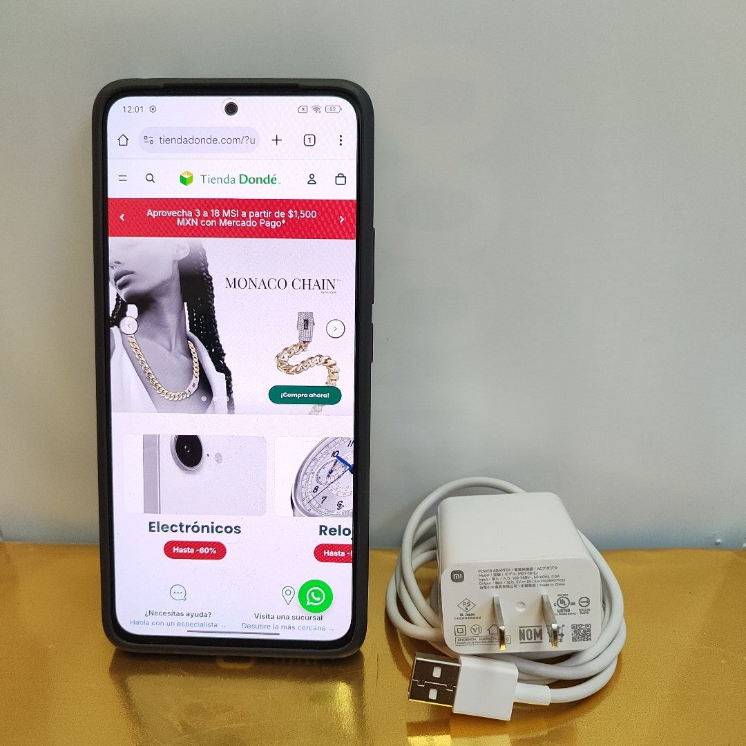 CELULAR XIAOMI REDMI NOTE 14 24117RN76L (2025) 256 GB 8 GB RAM (SEMINUEVO)