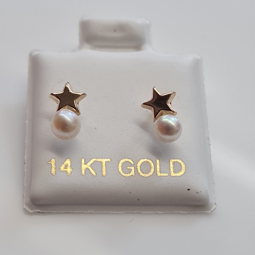 BROQUELES ORO 14K 1 (NUEVO)