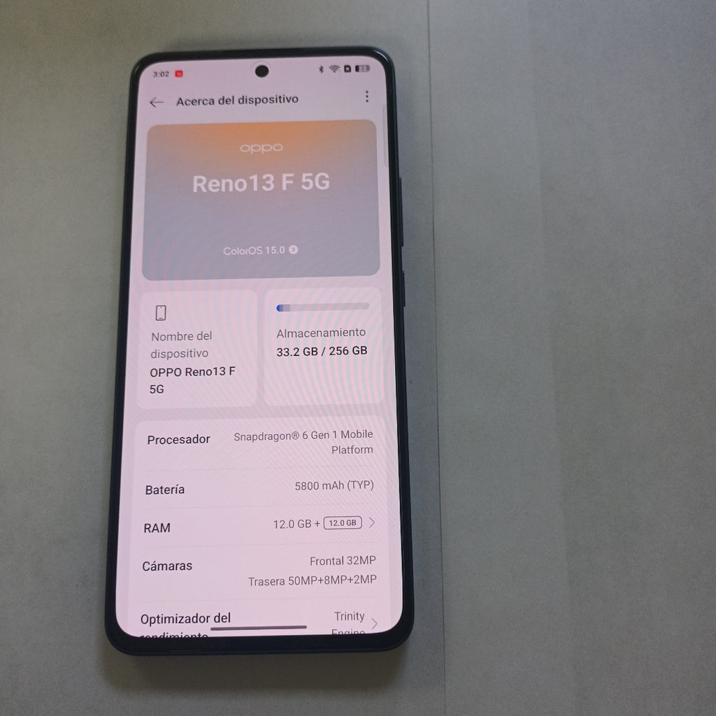 CELULAR OPPO  RENO 13F 5G CPH2699 (2025) 256 GB 12 GB RAM (SEMINUEVO)