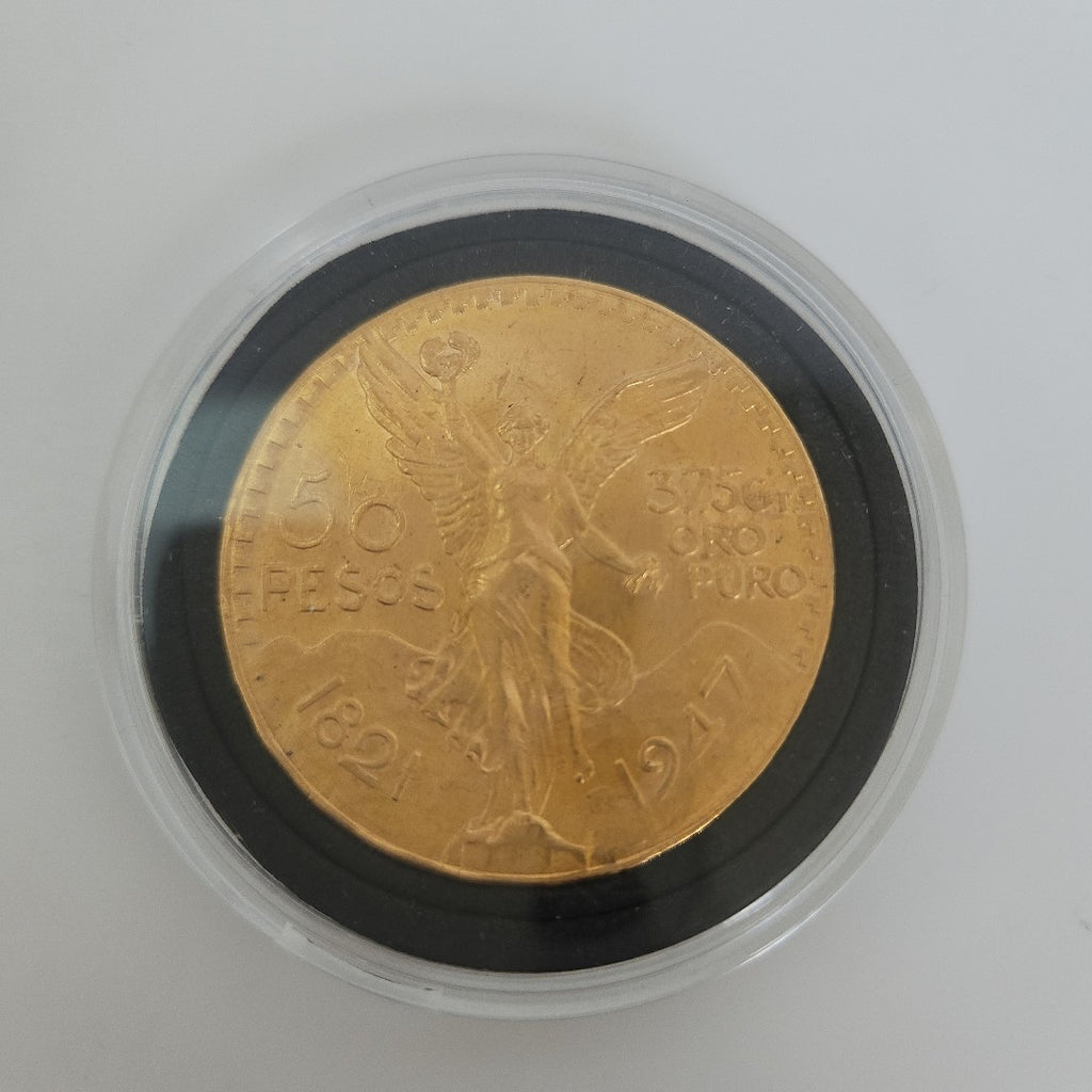 K1 41,60 GRMS - DTO. 0,00 GRMS - 21 K - AVALÚO 76003,20 * IDENTIFICACIÓN  MONEDA NOMINATIVA * MONEDAS PESOS  50 PESOS (SEMINUEVO)