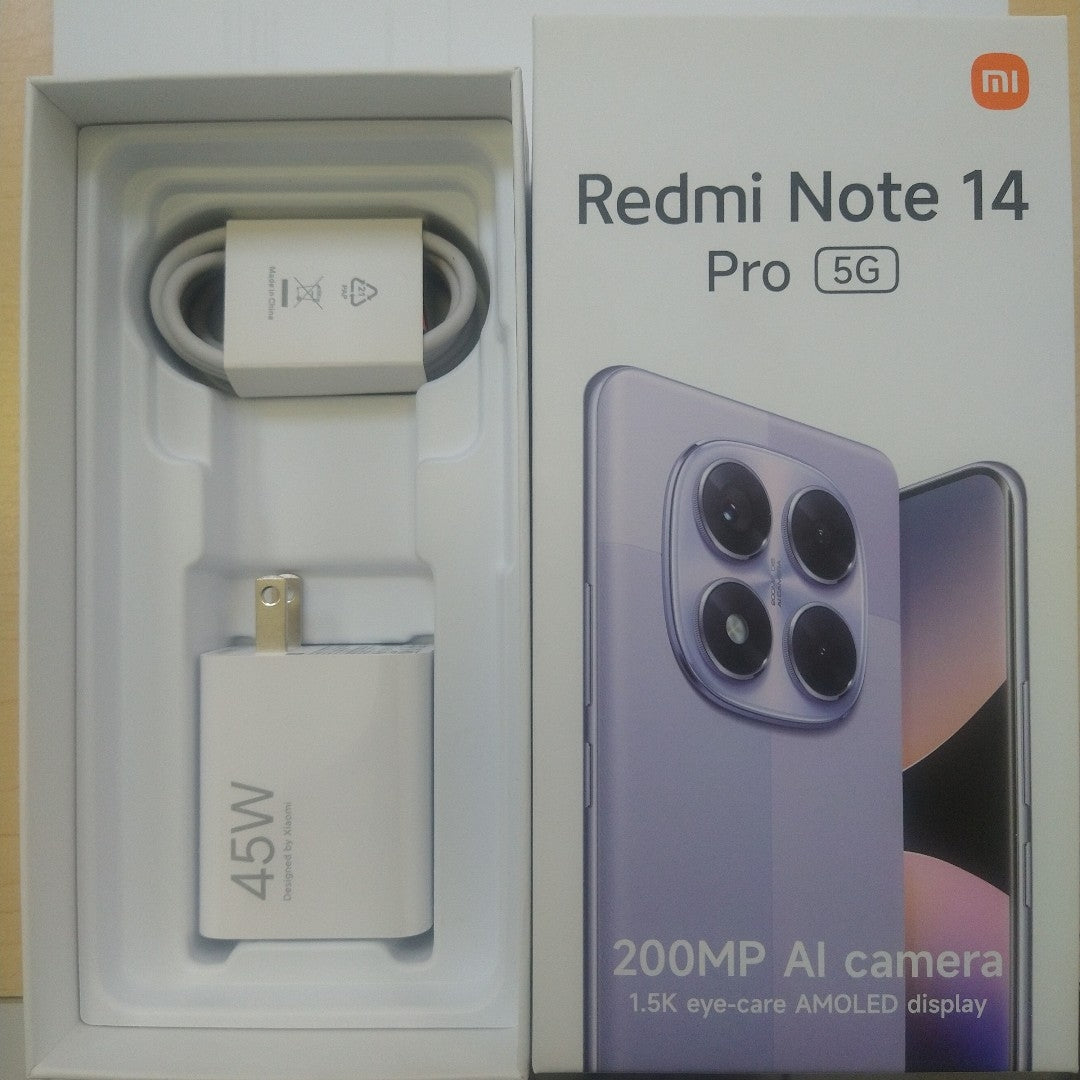 CELULAR XIAOMI REDMI NOTE 14 PRO 5G 24090RA29G (2025) 256 GB 8 GB RAM (SEMINUEVO)