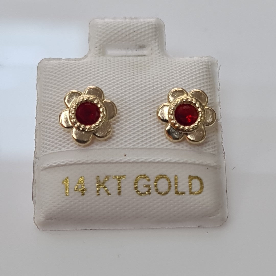 BROQUELES ORO 14K 1 (NUEVO)