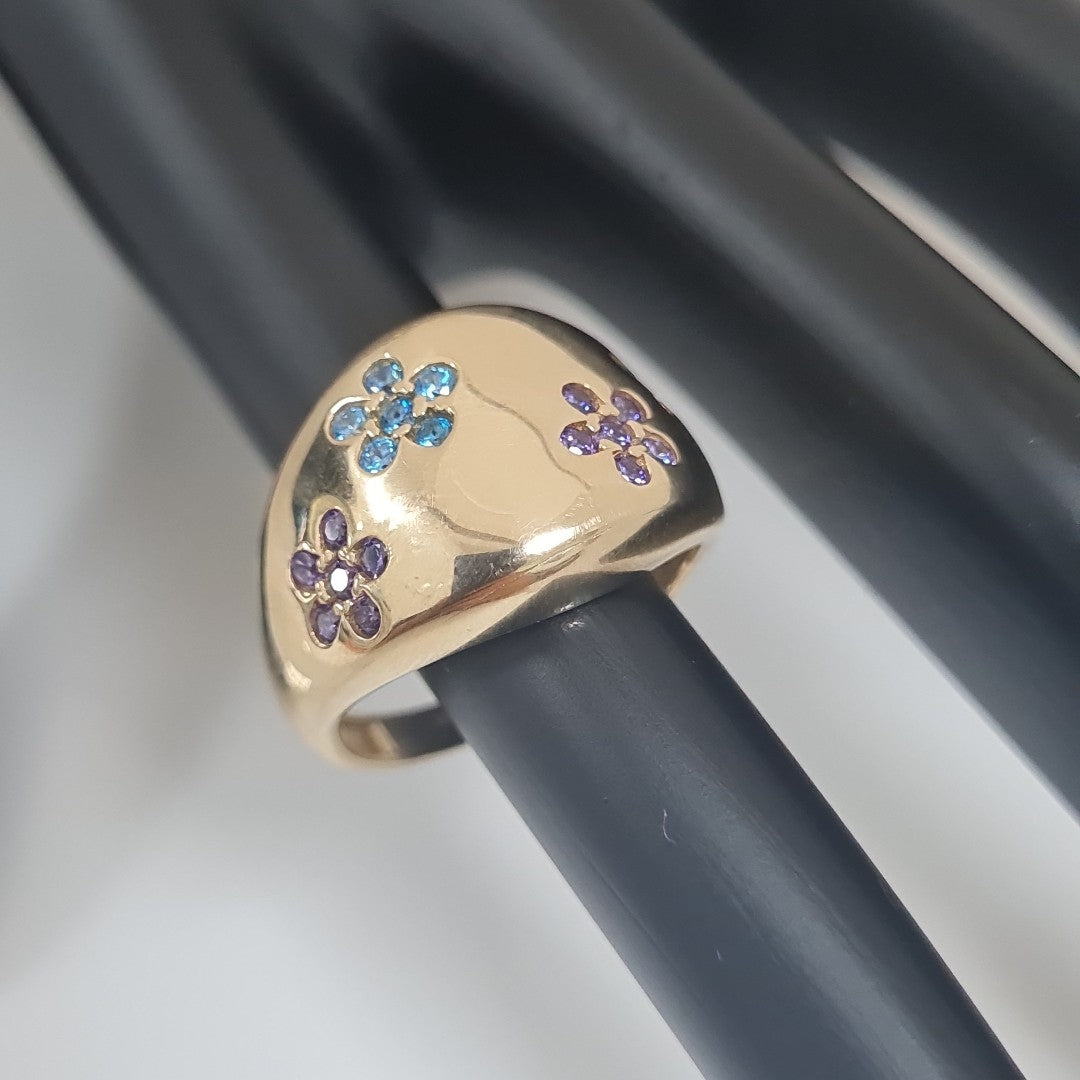 ANILLOS DAMA ORO 14K 4.5 (NUEVO)