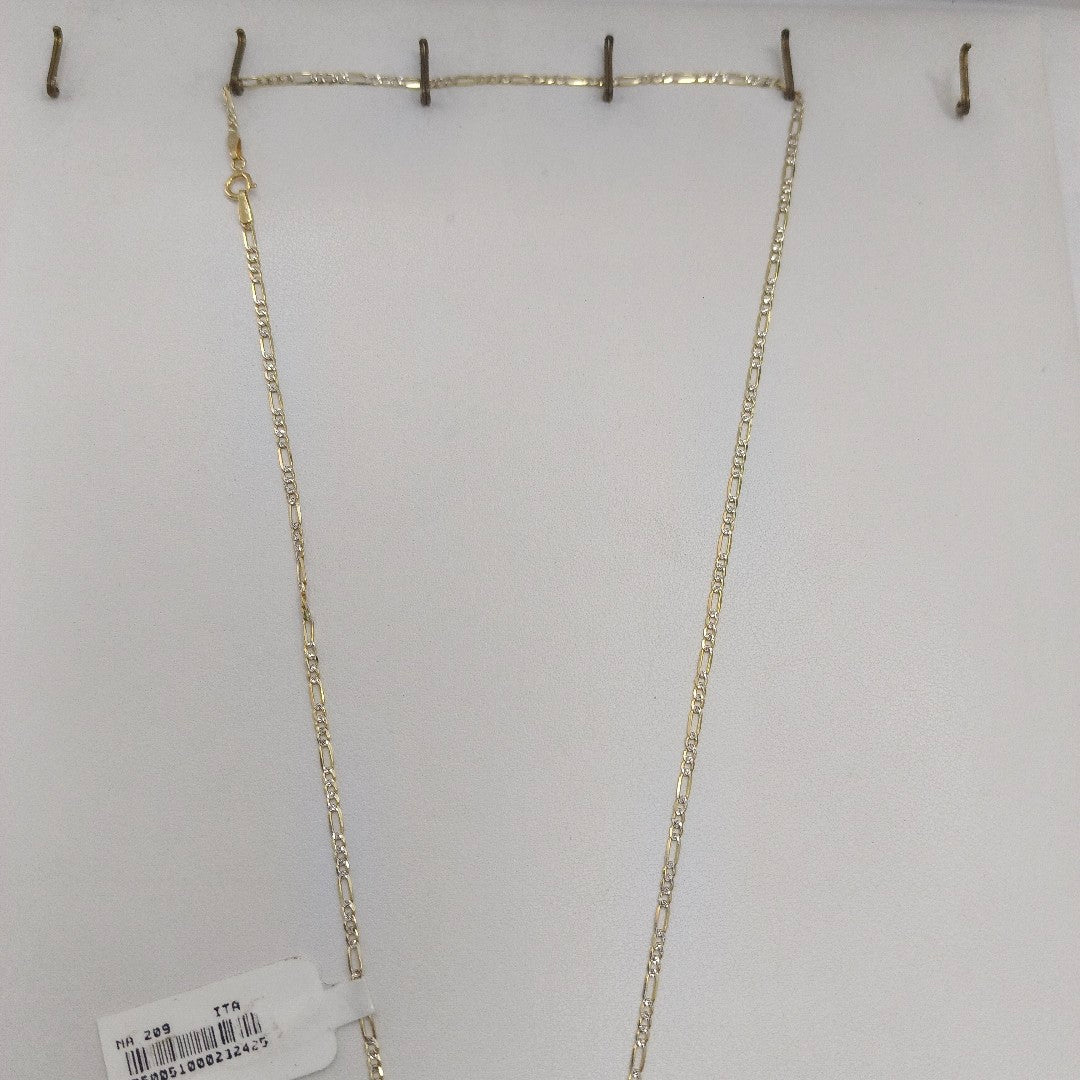 CADENAS CARTIER 3*1 DIAMANTADA ORO 14K 3.3 (NUEVO)