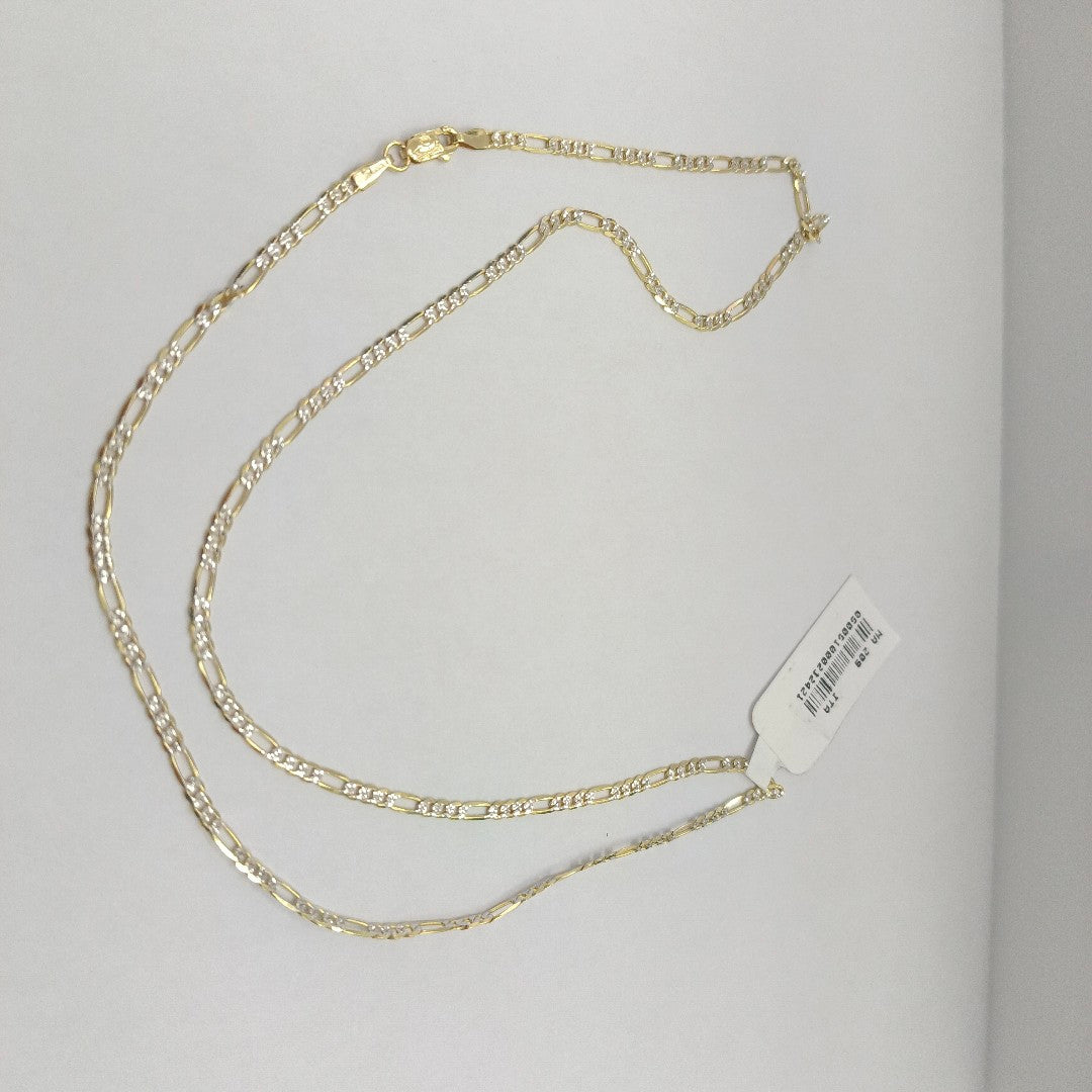 CADENAS CARTIER 3*1 DIAMANTADA ORO 14K 4.7 (NUEVO)