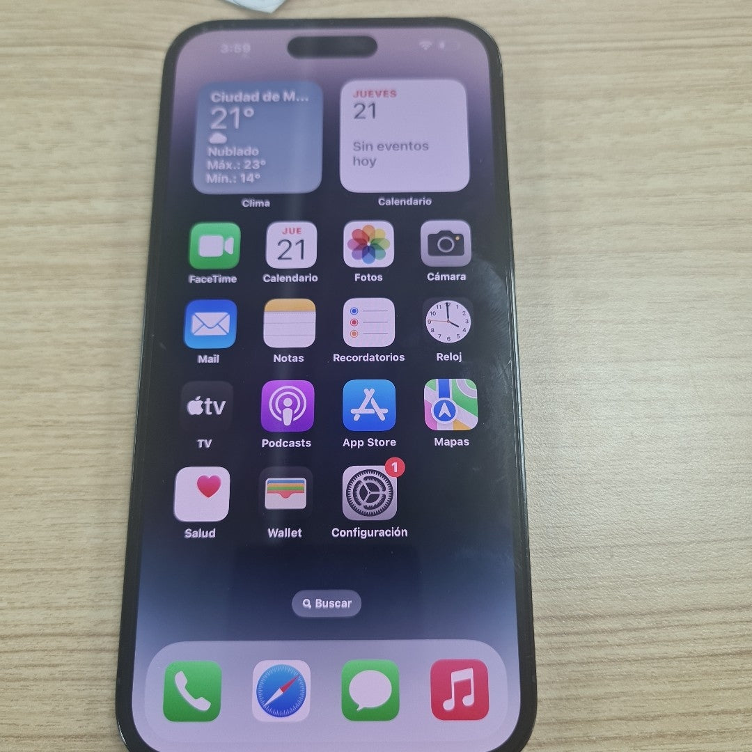 CELULAR APPLE IPHONE 14 PRO MAX A2893 128 GB 6 GB RAM (SEMINUEVO)