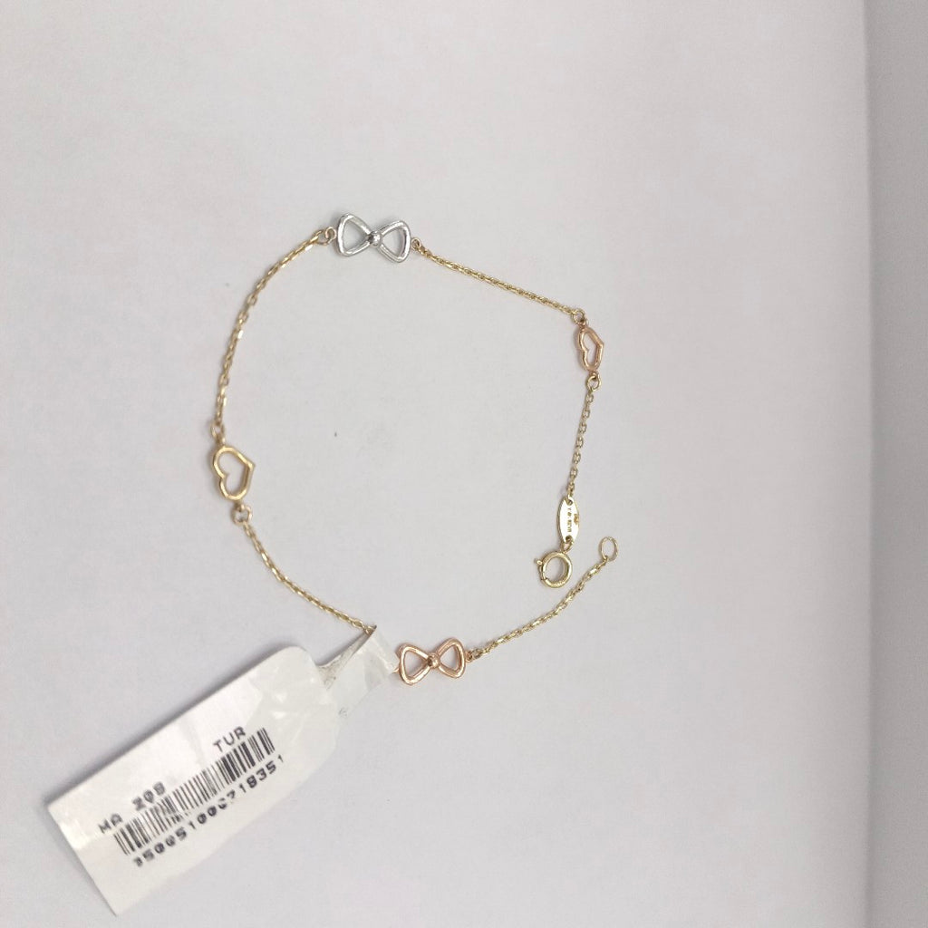 PULSERAS DAMA ORO 14K 1.3 (NUEVO)