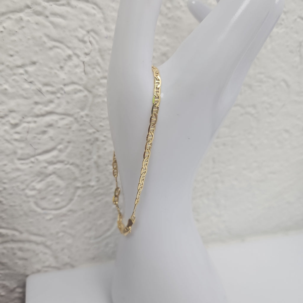 PULSERAS CABALLERO GUCCHI ORO 14K 4.4 (NUEVO)