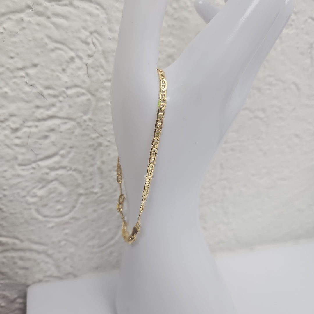 PULSERAS CABALLERO GUCCHI ORO 14K 4.4 (NUEVO)