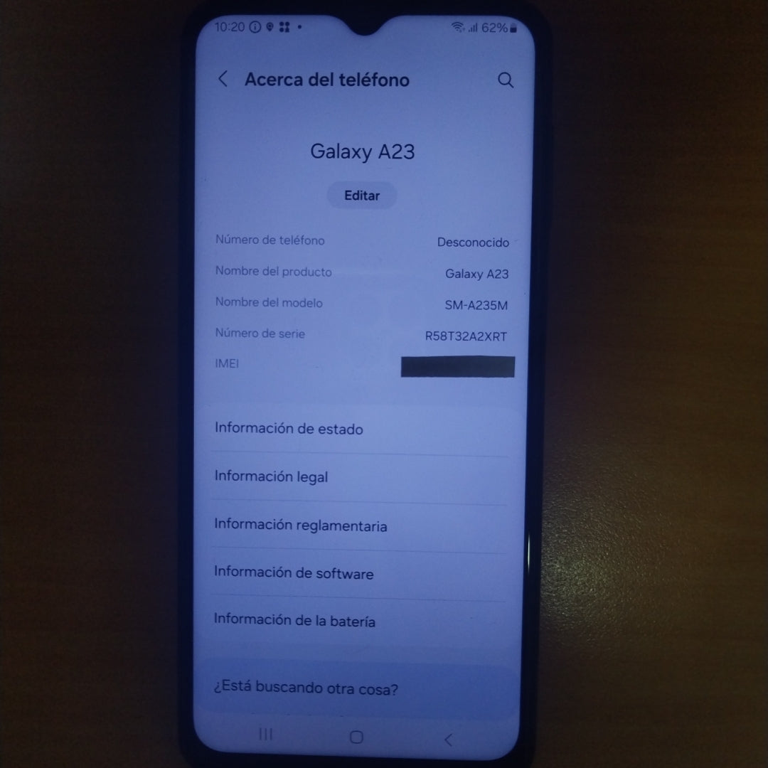 CELULAR SAMSUNG GALAXY A23 SM-A235M 128 GB 4 GB RAM (SEMINUEVO)