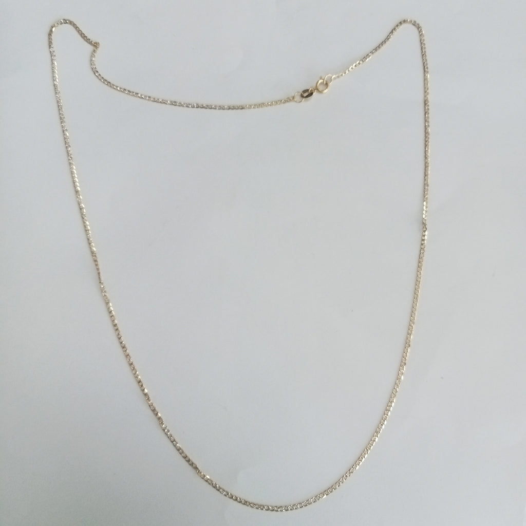 CADENAS BARBADA DIAMANTADA ORO 14K 2.2 (NUEVO)