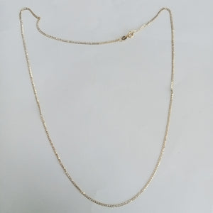 CADENAS BARBADA DIAMANTADA ORO 14K 2.2 (NUEVO)