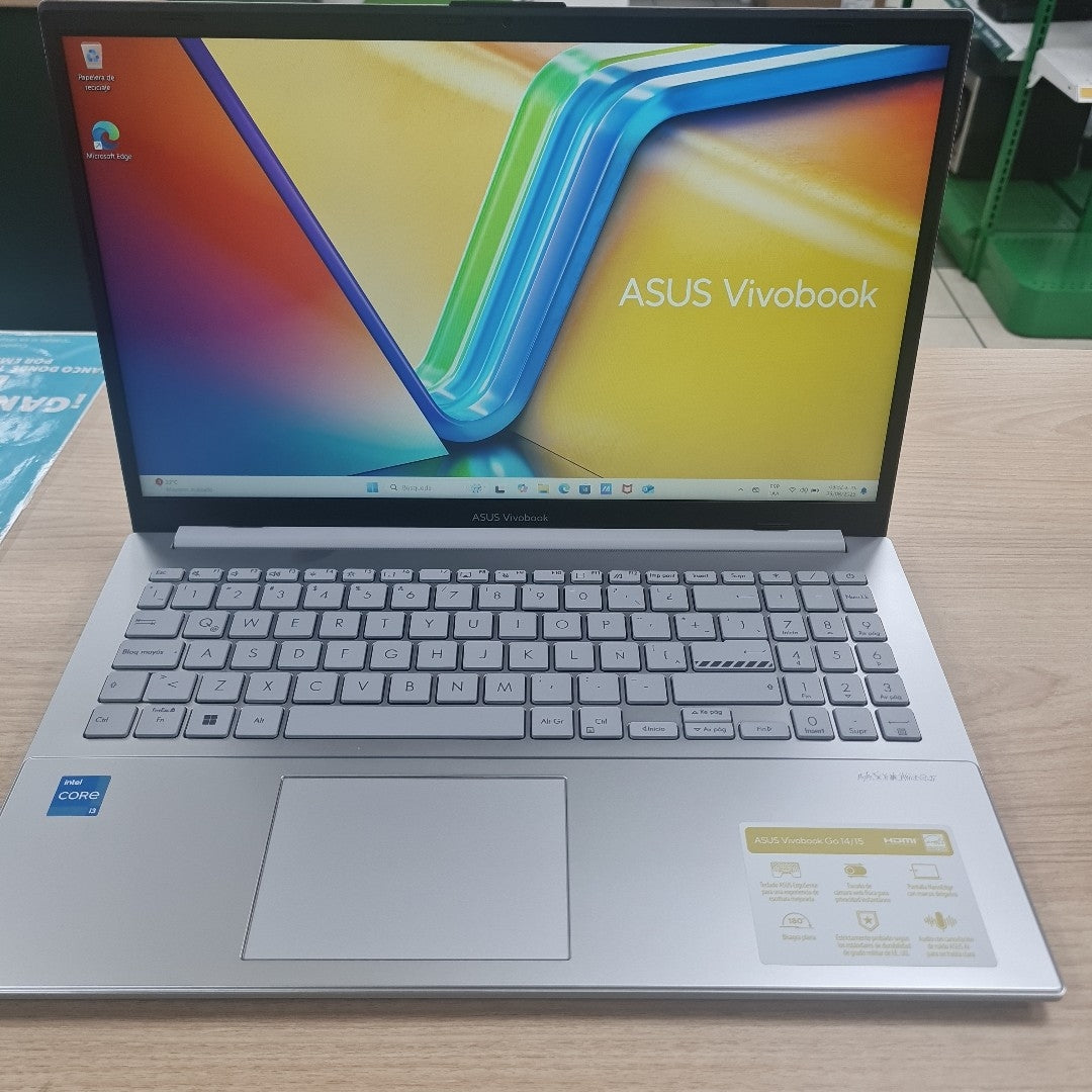 LAPTOP ASUS VIVOBOOK GO 15 E1504GA-NJ083W (2023) 256 GB SSD 8 GB RAM (SEMINUEVO)