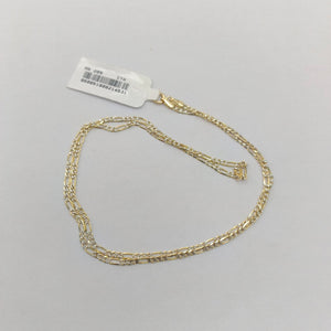 CADENAS CARTIER 3*1 DIAMANTADA ORO 14K 3 (NUEVO)
