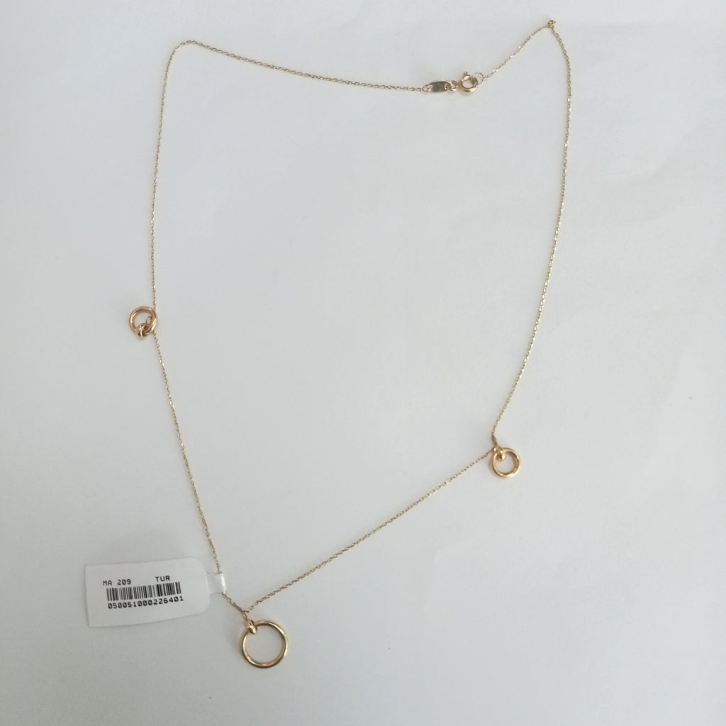 GARGANTILLAS ORO 14K 1.8 (NUEVO)