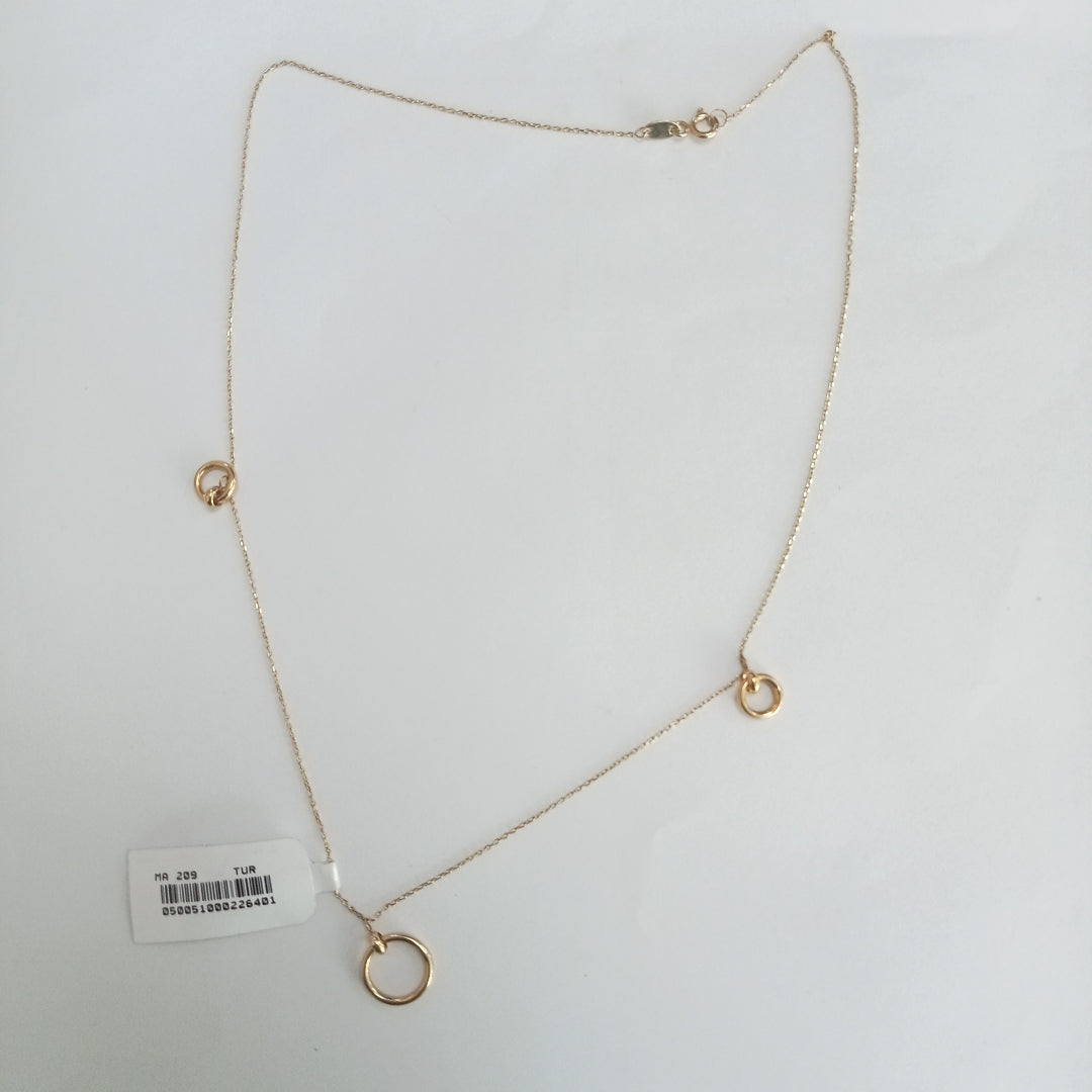 GARGANTILLAS ORO 14K 1.8 (NUEVO)
