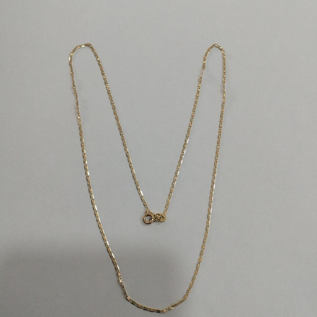CADENAS VALENTINA/ESPEJO ORO 14K 1.6 (NUEVO)