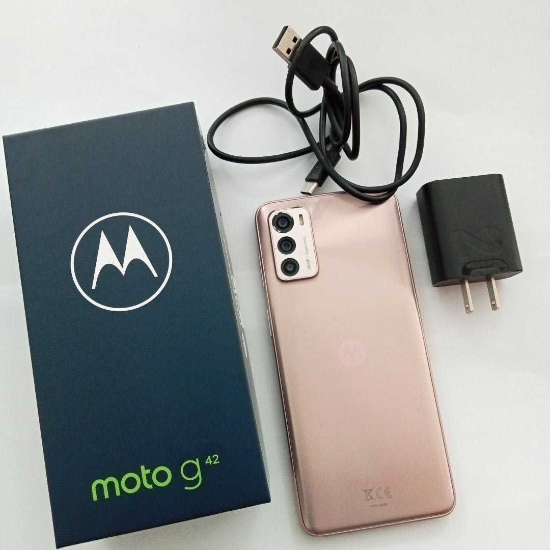 CELULAR MOTOROLA MOTO G42 XT2233-1 128 GB 4 GB RAM (SEMINUEVO)