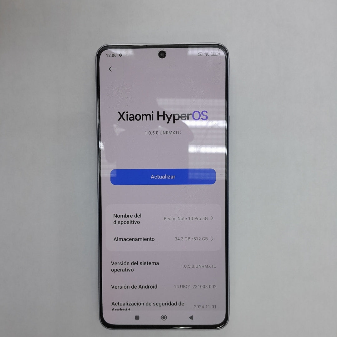 CELULAR XIAOMI REDMI NOTE 13 PRO 2312DRA50G (2023) 512 GB 12 GB RAM (SEMINUEVO)