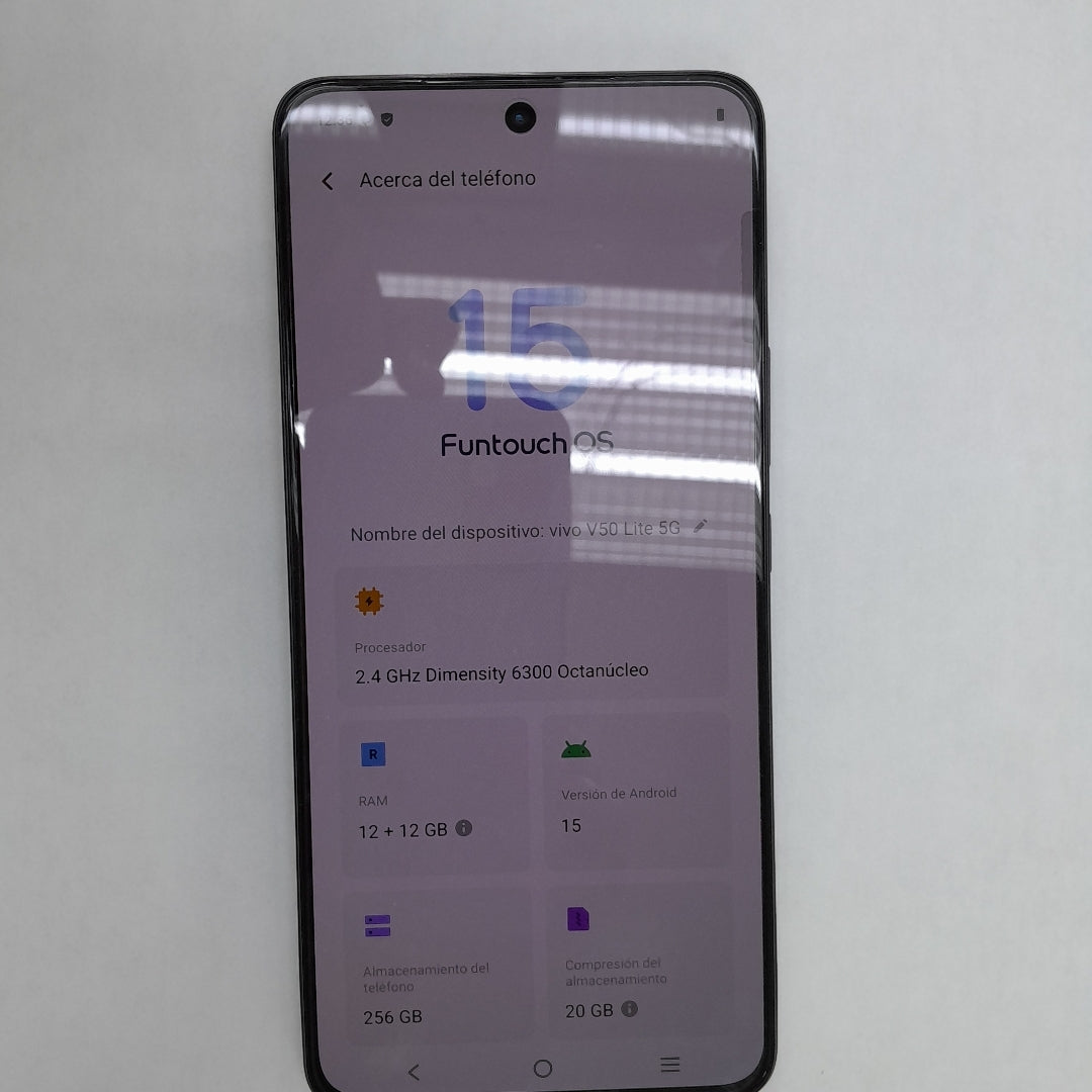 CELULAR VIVO V50 LITE 5G V2440 (2025) 256 GB 12 GB RAM (SEMINUEVO)
