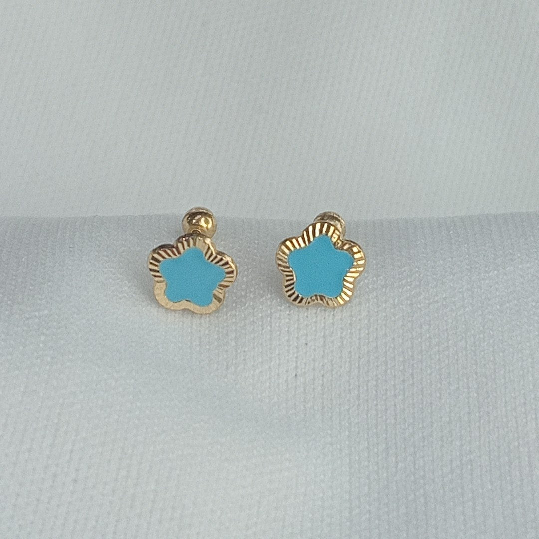 BROQUELES ORO 10K 1 (NUEVO)