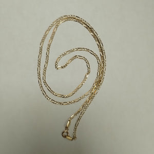 CADENAS CARTIER 3*1 DIAMANTADA ORO 14K 3.2 (NUEVO)