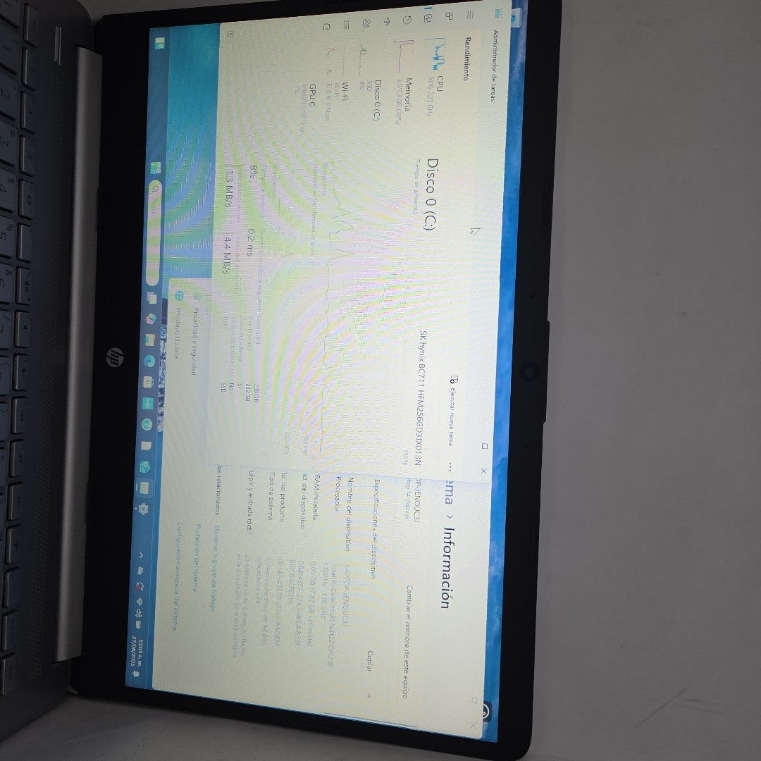 LAPTOP HP 14-DQ0527LA (2023) 256 GB SSD 8 GB RAM (SEMINUEVO)
