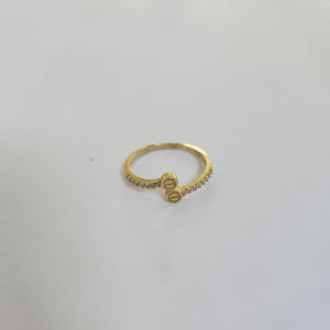 10349ANI24380B065 FRD27 ANILLOS DAMA ORO 14K 1.6GRS (NUEVO)