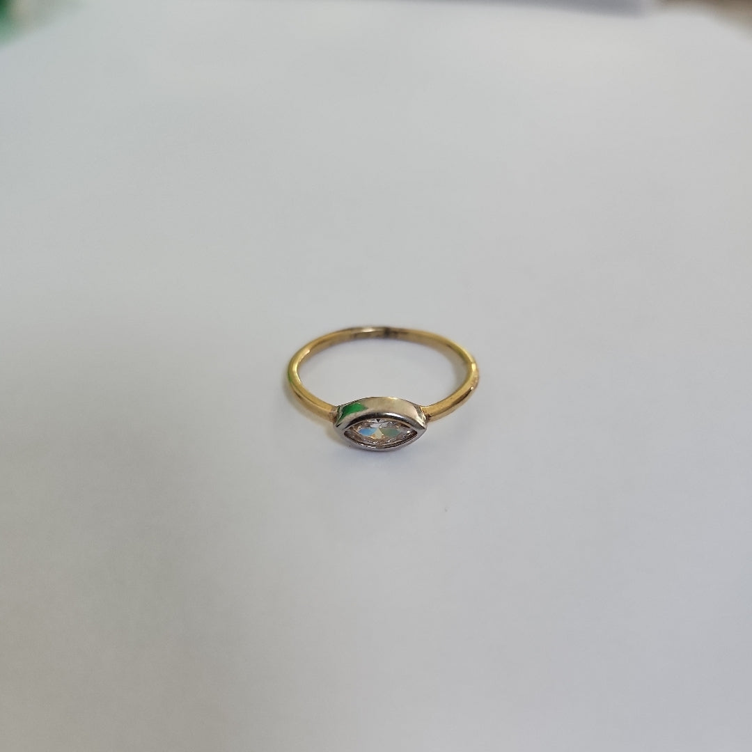 10176ANI4046.B218 FRD33 ANILLOS DAMA ORO 14K 1.6GRS (NUEVO)