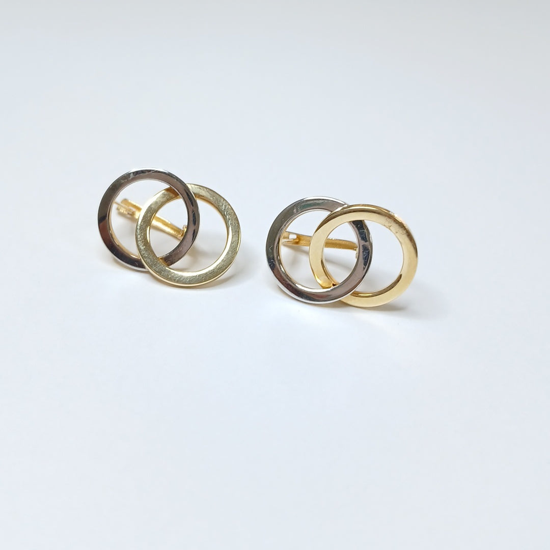 BROQUELES ORO 14K 2 (NUEVO)