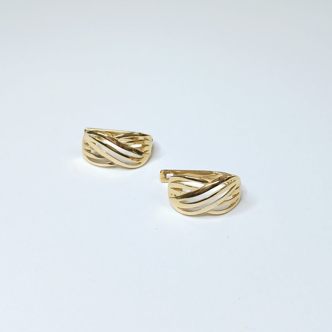 BROQUELES ORO 14K 3.7 (NUEVO)