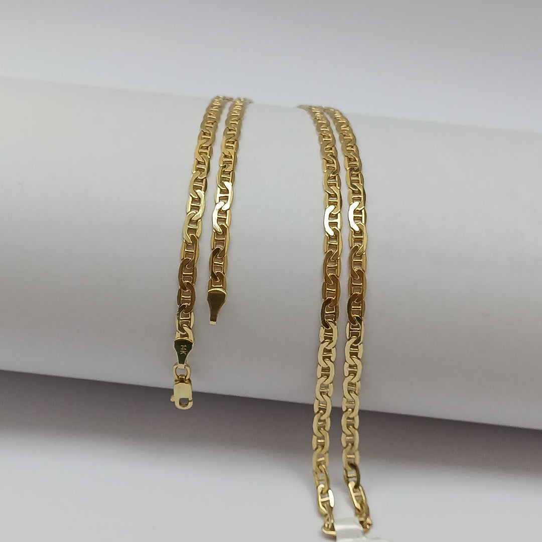 CADENAS GUCHI ORO 14K 10.2 (NUEVO)