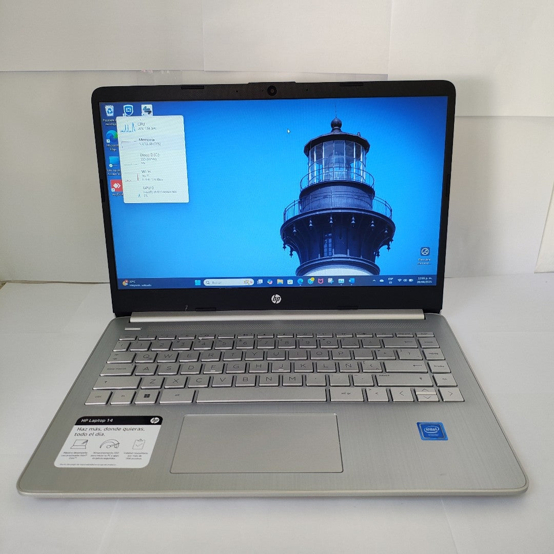 LAPTOP HP 14-DQ0530LA(2024) 256 GB SSD 8 GB RAM (SEMINUEVO)