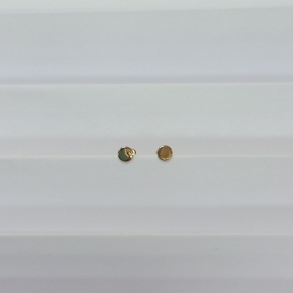 BROQUELES ORO 14K 1 (NUEVO)