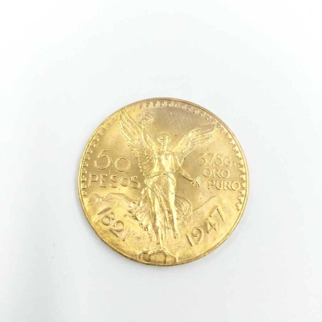 K1 41,60 GRMS - DTO. 0,00 GRMS - 21 K - AVALÚO 76003,20 * IDENTIFICACIÓN MONEDA NOMINATIVA * MONEDAS PESOS 50 PESOS (SEMINUEVO)