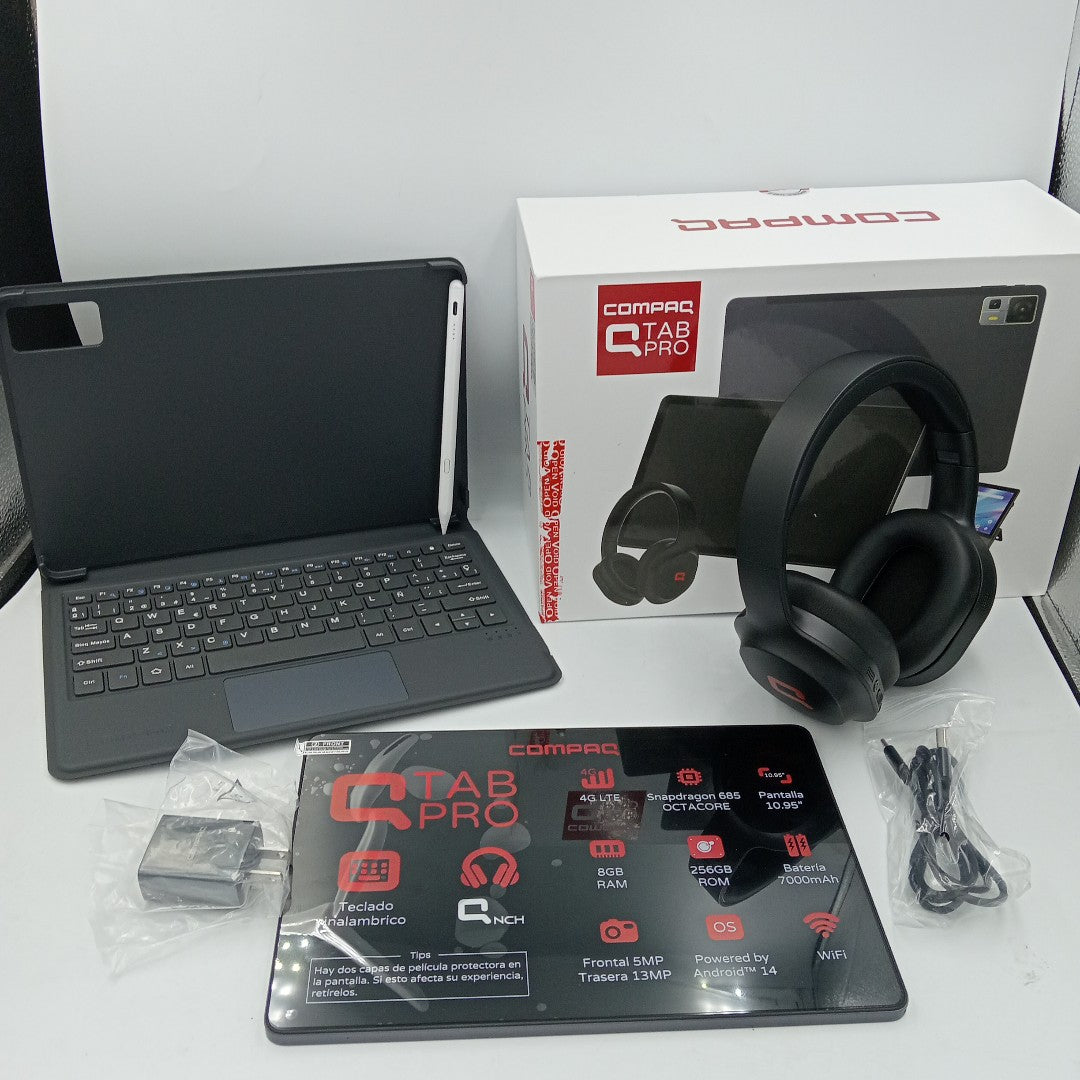 TABLETA COMPAQ QTAB PRO 256 GB SSD 8 GB RAM (SEMINUEVO)