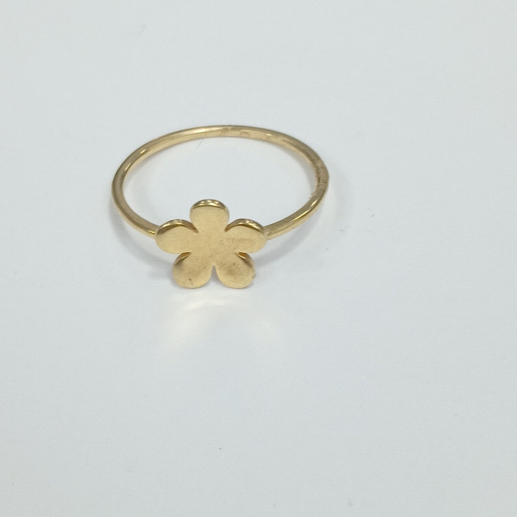 10340AND00065B2717 FRD11A ANILLO DE FLOR ORO 14K 1.3GRS (NUEVO)
