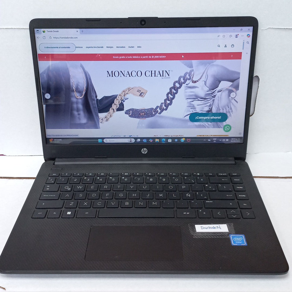 LAPTOP HP 14-DQ0501LA (2022) 256 GB SSD 4 GB RAM