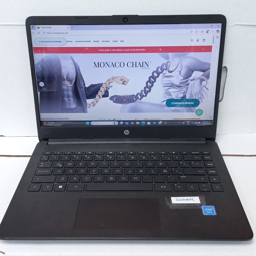 LAPTOP HP 14-DQ0501LA (2022) 256 GB SSD 4 GB RAM