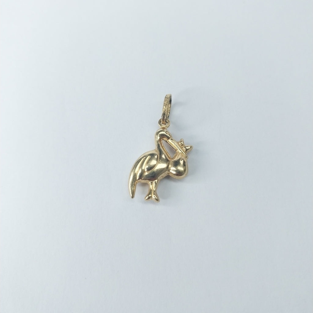 10023DIJ00000B1402 FRD12 DIJE DE CIGÜEÑA ORO 14K 1.1GRS (NUEVO)