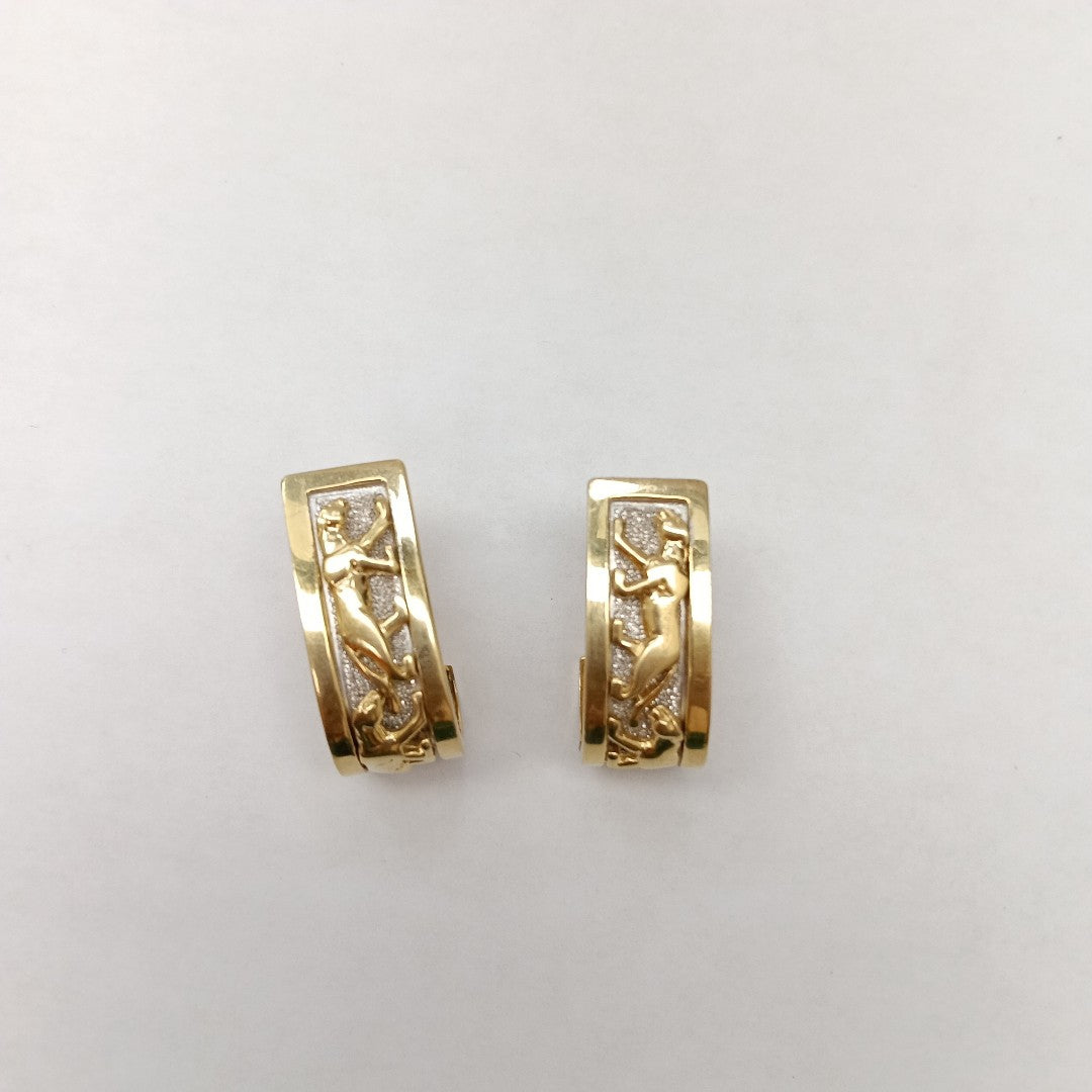 ARETES PAR. ORO. 14 K 21.8 GRMS (SEMINUEVO)