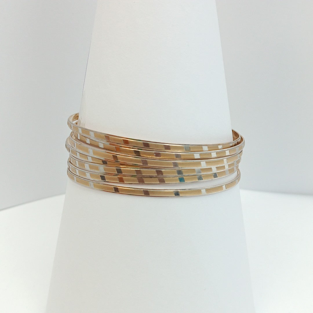 PULSERA RIGIDA ORO 10 K 33,60 GRMS (SEMINUEVO)