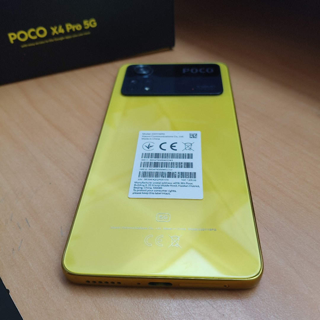 CELULAR XIAOMI POCO X4 PRO 5G 2201116PG (2022) 128 GB 6 GB RAM (SEMINUEVO)