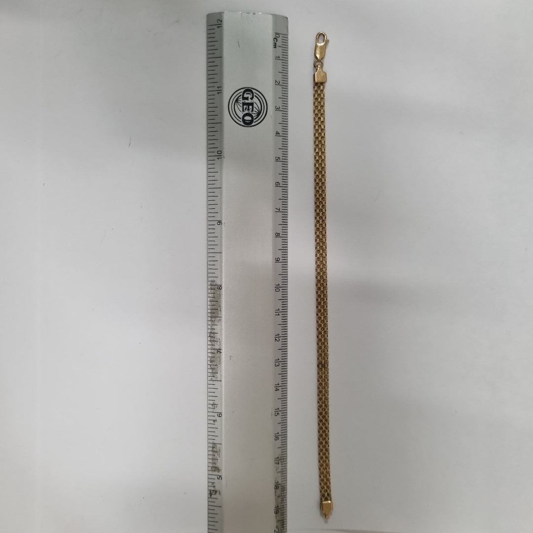 PULSERA. ORO. 14 K 4.9 GRMS (SEMINUEVO)