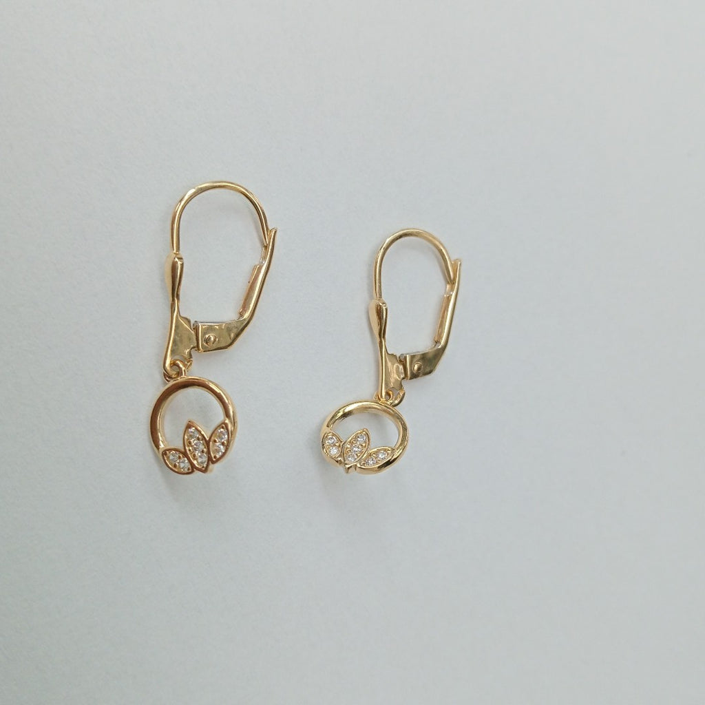BROQUELES ORO 14K 2 (NUEVO)